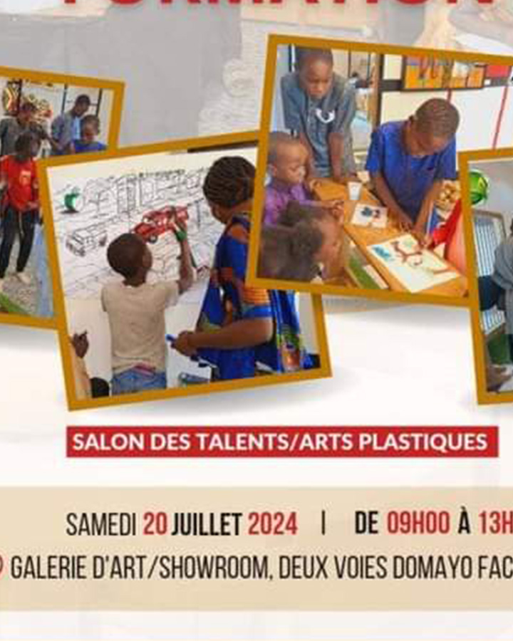 Cérémonie de fin de formation du salon des talents et arts plastiques